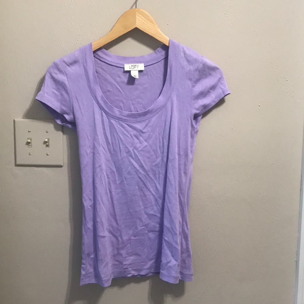 Loft light purple t shirt